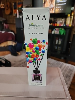 Alya Reed Diffuser | Bubble Gum Scent | 100ml Long Lasting Fragrance FREE SHIP