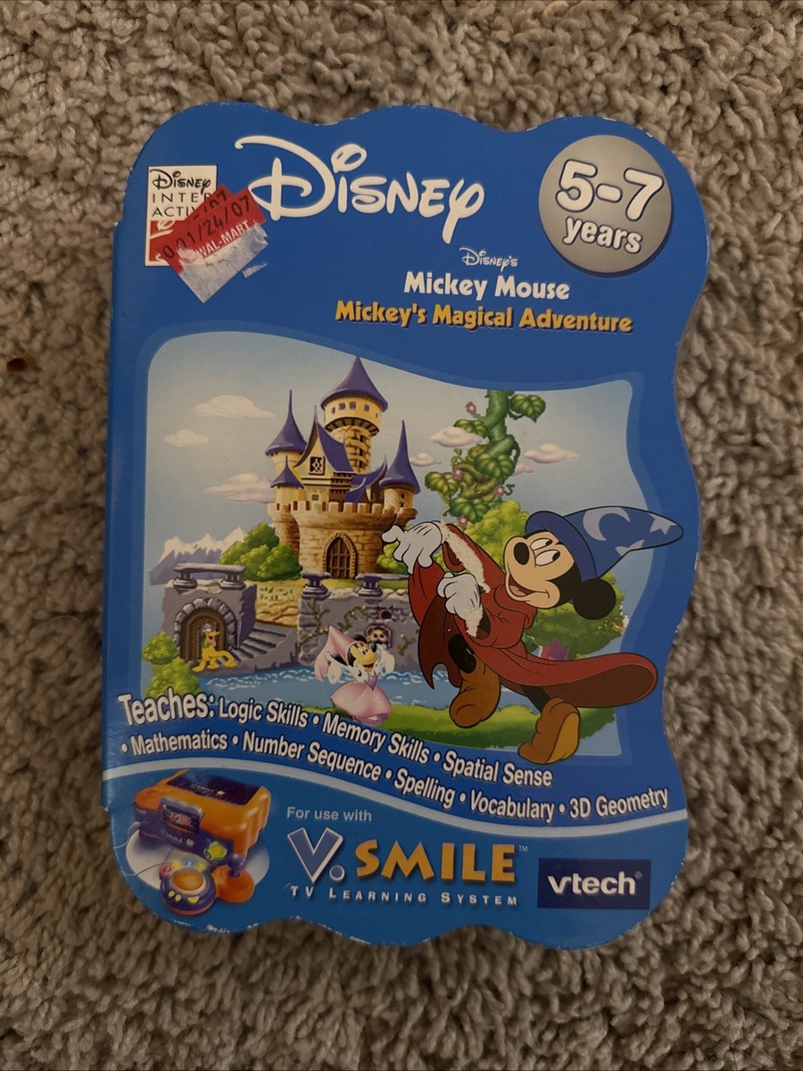 Vsmile Mickey Mouse Mickeys Magical Adventure VTech Game for sale