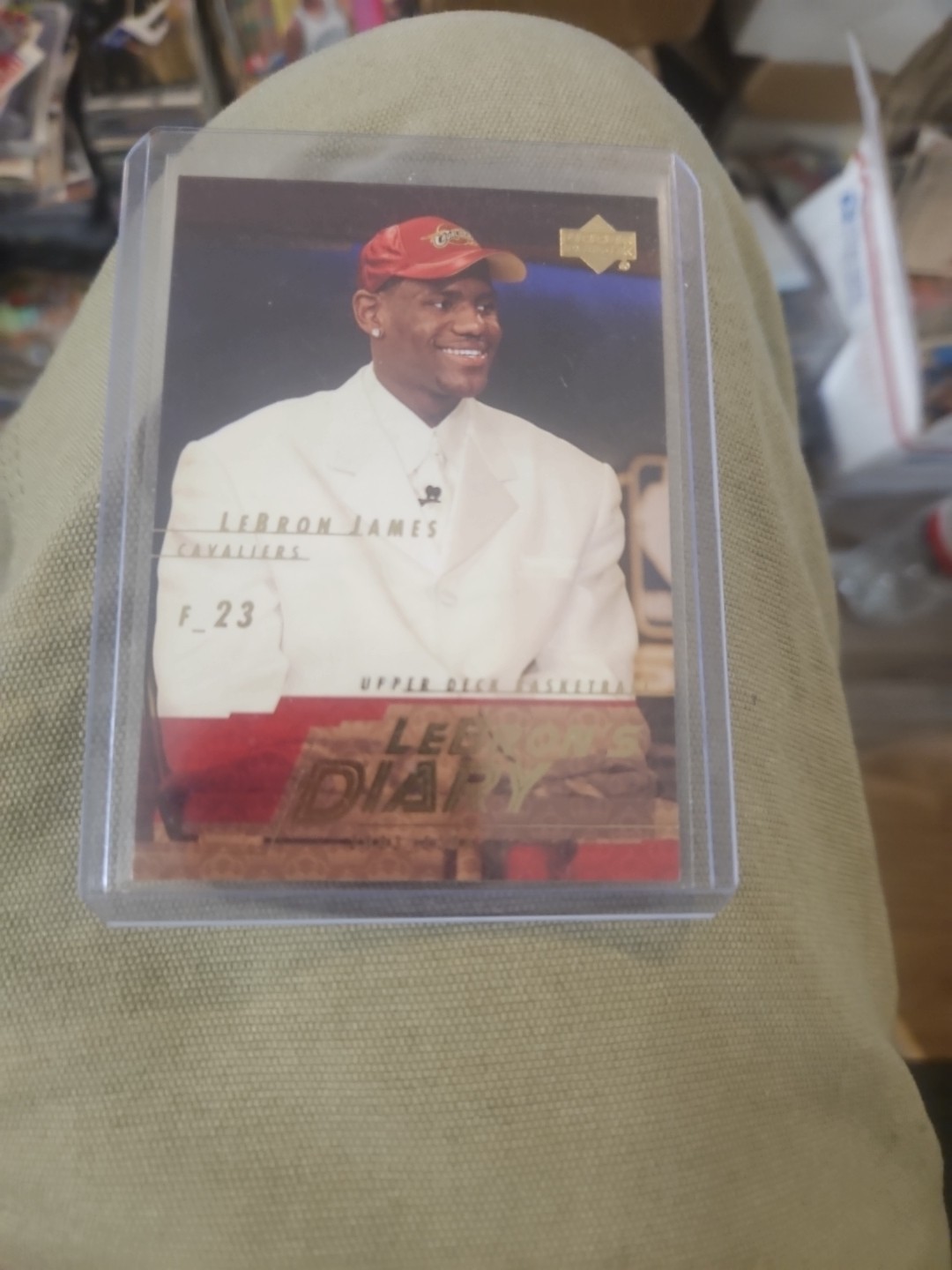 LeBron James Rookie: 2003-2004 Upper Deck LeBron’s Diary #LJ5