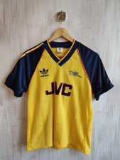Arsenal London 1988 1989 1990 Away Sz M soccer shirt jersey football kit Adidas