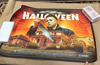 John Carpenter HALLOWEEN Screen Poster Print Jason Edmiston Mondo 24x36