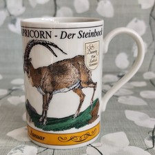 Dunoon GERMAN Zodiac CAPRICORN Astrology Fine Scottish Stoneware 10cm Becher NEU!