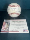 BILL MAZEROSKI SIGNED 10-13-60 PIRATES OFFICIAL RAWLINGS NL BASEBALL PSA COA RON
