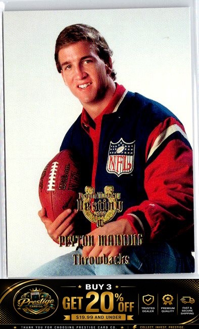 2000 Collector's Edge Peyton Manning Destiny Throwbacks #PM44 Colts HOF