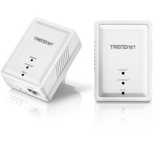TRENDnet-New-TPL-406E2K  500Mbps Compact Powerline AV Adapter Kit - 2