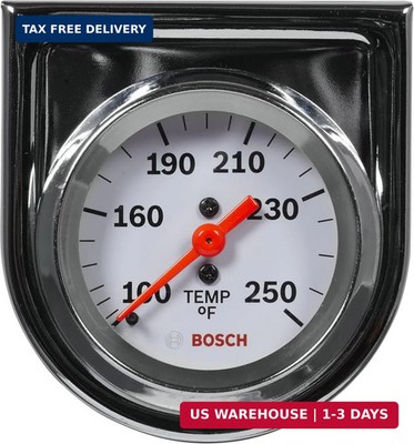 BOSCH SP0F000045 Style Line 2'' Mechanical Water/Oil Temperature Gauge (White Dia