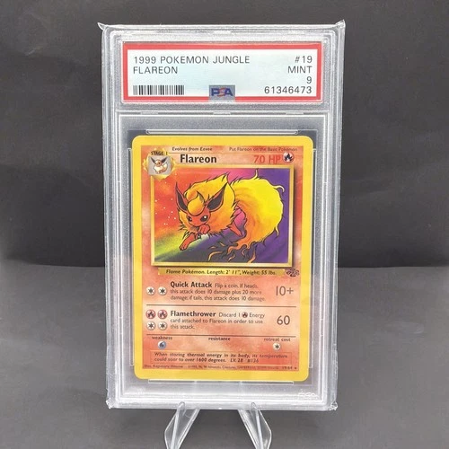 Flareon 1999 Pokemon TCG Jungle  Non-Holo 19/64 PSA 9 MINT