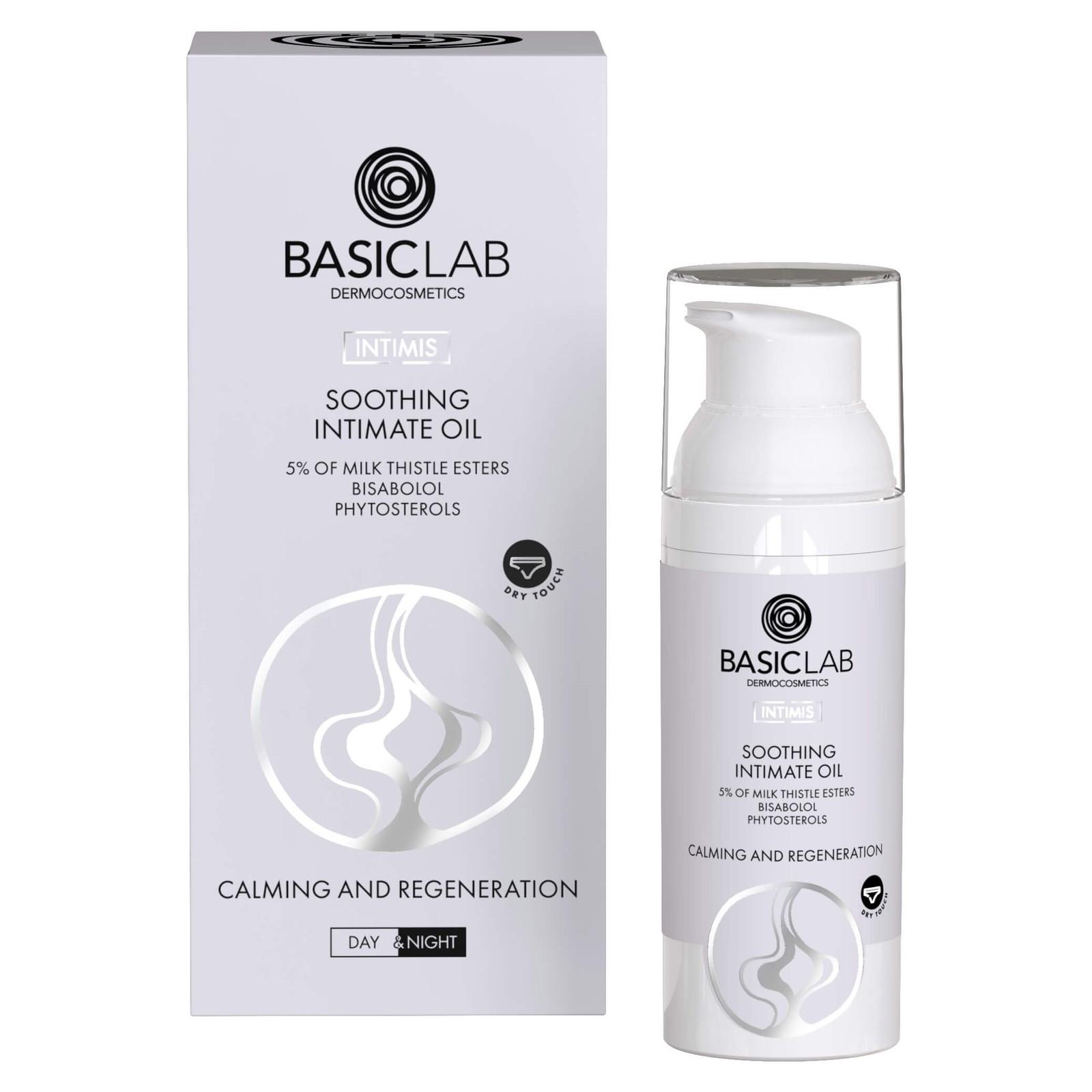 BasicLab Dermocosmetics Intimis Soothing Intimate Oil 50ml Hydrating & Calming