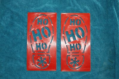 CHRISTMAS STENCILS SANTA'S FOOTSTEPS AT YOUR DOOR MAKE THEM BELIEVE  SPECIAL NEW