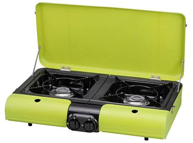 Iwatani Flat Twin S CB-TBG-2 Table top BBQ grill cassette gas 3.3 