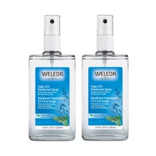2x Weleda Spray Deodorant Sage 3.4 oz