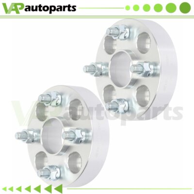 2Pcs 1.25'' Hubcentric Wheel Spacers 4x100 For Toyota Corolla Mazda Miata Protege