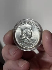 KEY DATE 1955 Franklin Half Dollar - UNC - 90% Silver - 52024