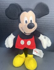 Vintage Mickey Mouse Collectible Disney Store 2001 Plush 9" Soft Stuffed Animal