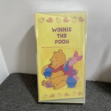 Winnie the Pooh Piglet Photo Album New with box 40 pgs Holds 240 4x6 pics Yellow