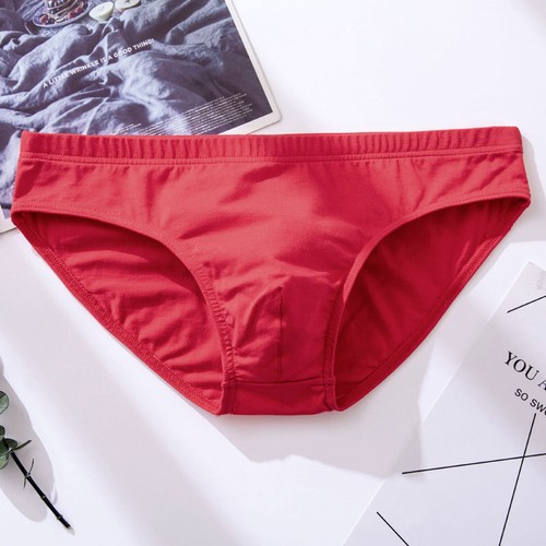 Paquete de 4 calzoncillos de algodón para hombre ropa interior transpirable tiro bajo calzoncillos bragas - Imagen 9 de 18