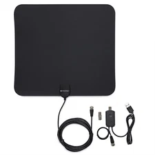 Knox Gear Ultra Thin Digital HDTV Antenna built-in detachable Amplifier