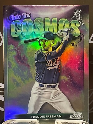 2024 Topps Cosmic Chrome Freedie Freeman Into The Cosmos Insert #ITC-8 Dodgers