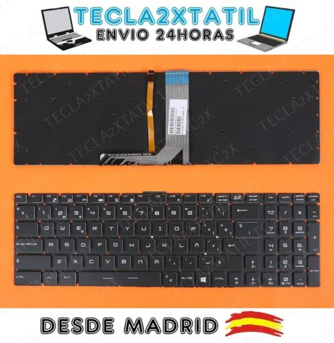 TECLADO MSI GP73 8RD-056DE GP73 8RD-062AU GP73 8RE LEOPARD ESPAÑOL - Imagen 1 de 1