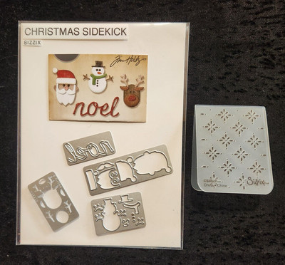 Sizzix Christmas Sidekick Thinlits Cutting and Embossing Dies by Jim Holtz - NEW