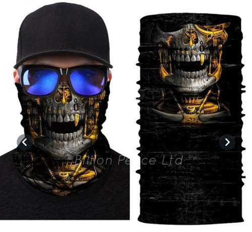 Multi-Functional Magic 3D Face Mask Horror Skull Bandana Balaclava 2021 Designs - Picture 9 of 33