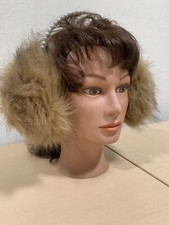 Faux fur and pearl earmuffs