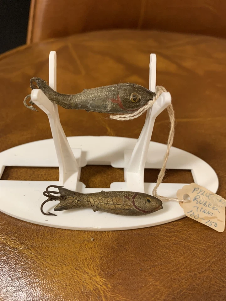 Винтажный губернатор Pflueger? Резиновые рыболовные приманки для гольяна 1892 2 дюйма - Изображение 2 из 4