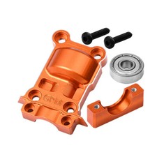 GPM Aluminum 7075 Alloy Rear Lower Gear Cover Orange for 1/5 X-Maxx / 1/6 XRT