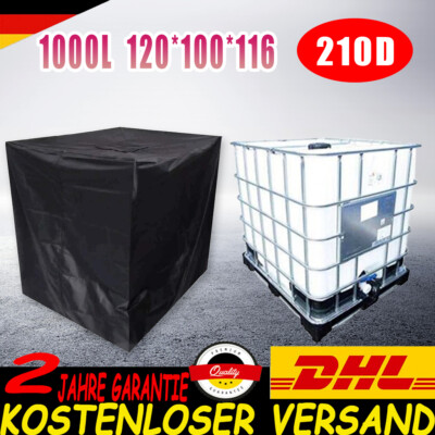 IBC 1000L Container Wassertank Abdeckplane Thermohülle Schutzhülle Schutzhaube