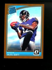 2018 BRONZE HOLO Optic #181 Jaleel Scott Baltimore Ravens RC Rated Rookie Card
