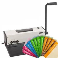 Spiral Coil Binding Machine 46 Holes 3.5mm Coil Punching Binding Binder Puncher