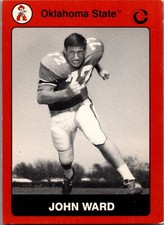 1991 Collegiate Collection Oklahoma State Cowboys John Ward Card#54