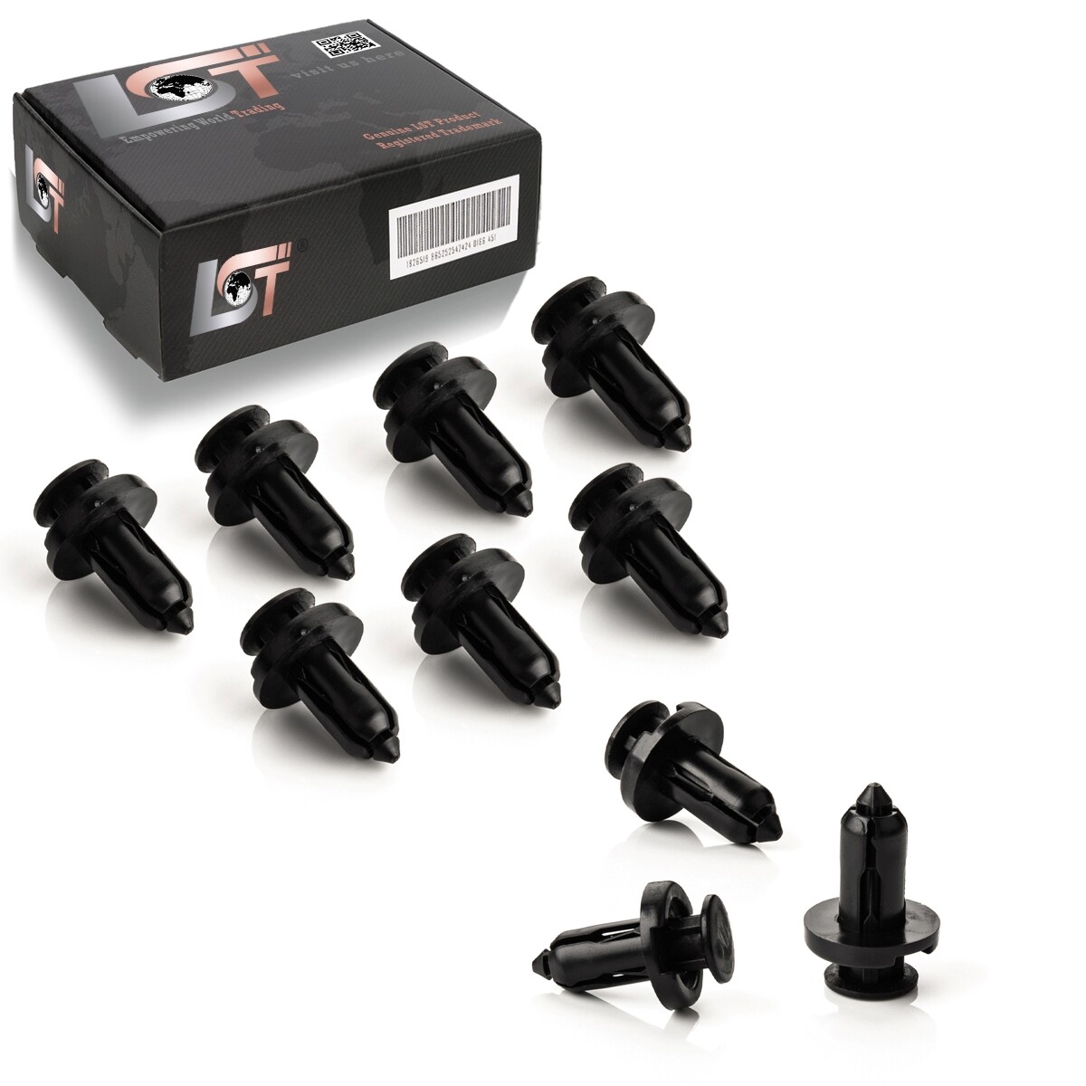 10x Bumpers Bumper Fastening Clips for HONDA Ø 9.5 mm