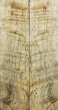 DB143 Knife Scales/Pistol Grips Spalted Ripple Maple Wood Handles 6"x3-3/16"x3/8