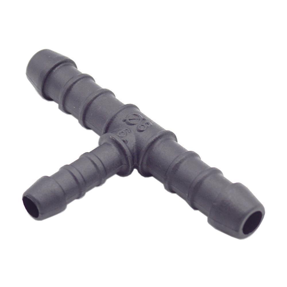 YOU.S Schlauchverbinder 10er-Set - T-Stück Reduzierer 8x6x8mm Schwarz