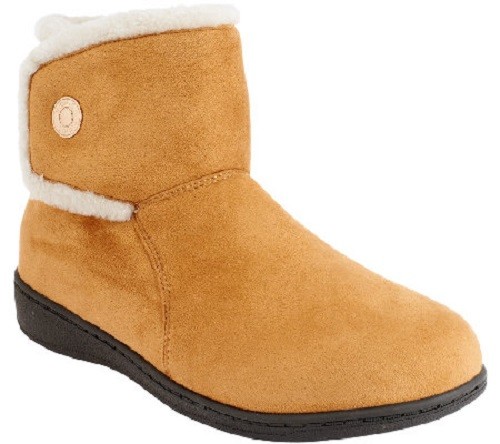 Women's Faux Suede Boots Tan 