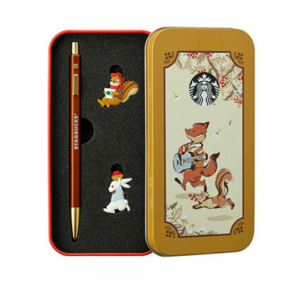 Starbucks Korea X Monami Autumn animal figure pen set 2020 Autumn Limited