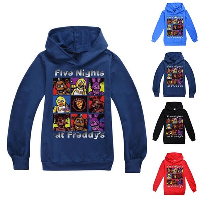 Kinder Jungen Five Nights at Freddy's FNAF Sweatshirt Kapuzen Pullover Hoodie