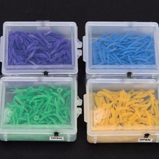 Dental Disposable Plastic Wedge End Circular Holes Round Stern Wave Poly-Wedges
