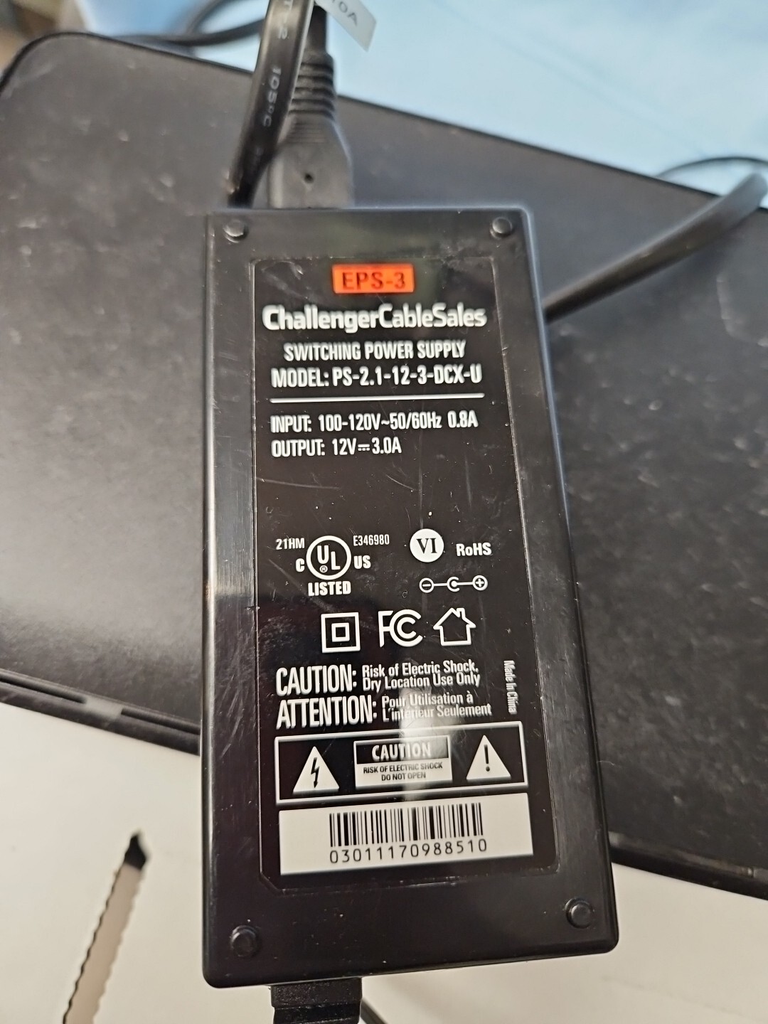 XFINITY XG2v2P MODEL PACE PX022ANM HD TV CABLE BOX POWER SUPPLY (May