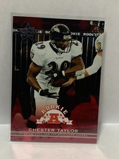 2002 Leaf Rookies and Stars Longevity #'d/50 - CHESTER TAYLOR