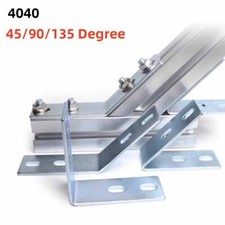45/90/135 Degree Carbon Cteel Aluminum Corner Joint Bracket T Slot Profile 4040