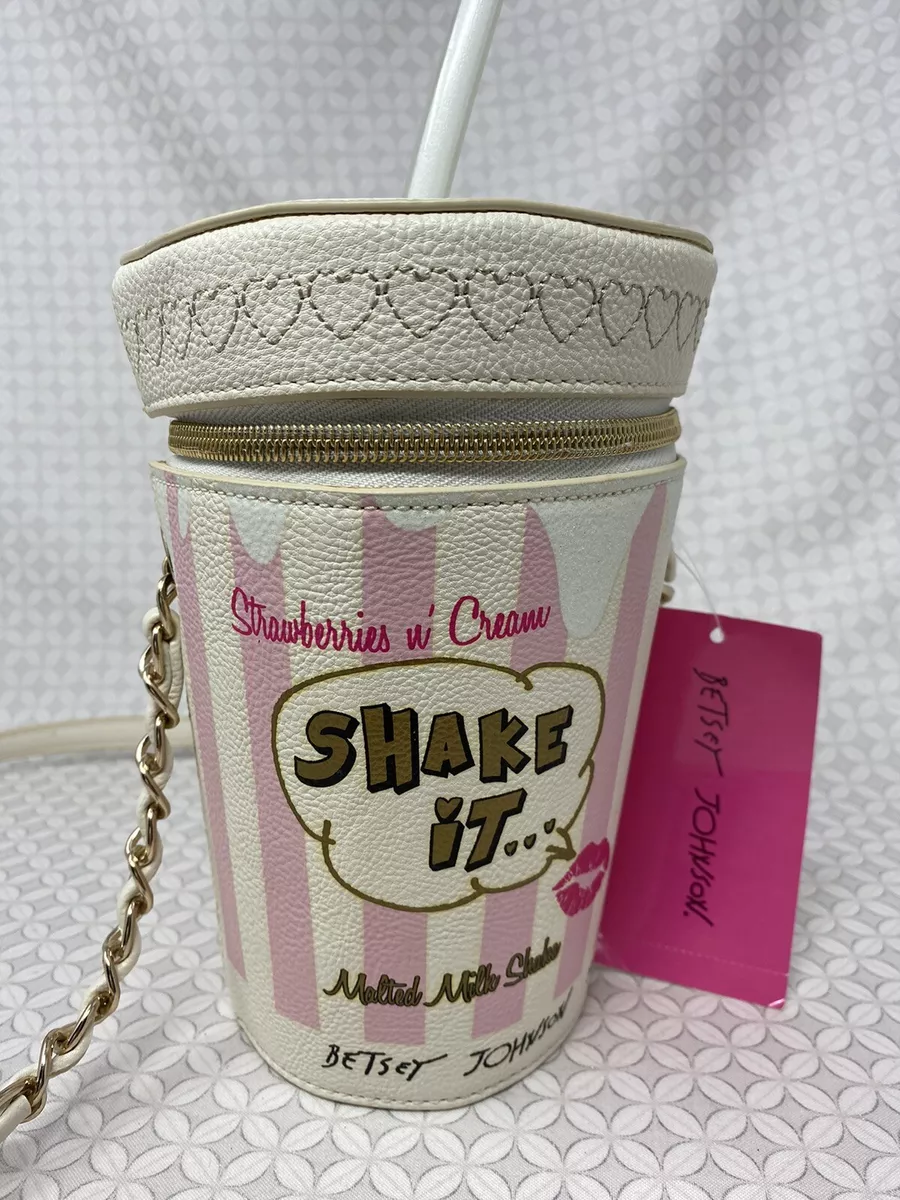 Betsey johnson milkshake purse clearance