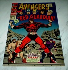Avengers #43 NM/MT 9.8 OW pages 1967 Marvel 1st Red Guardian - Black Widow