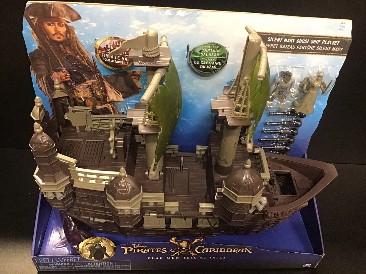 Pirates of the Caribbean Dead Men Tell No Tales SILENT MARY Ghost Ship  Playset