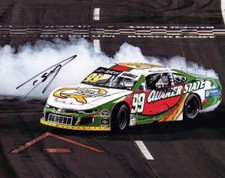 AUTOGRAPHED 2024 Daniel Suarez 99 Quaker State Racing LOS ANGELES WIN Victory