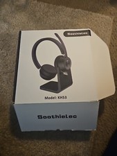 Bluetooth Headset V5.1, Wireless Headset with Noise Canceling Microphone, 40 Hrs