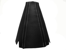 Grau Faden Echtleder Schaltmanschette Schaltsack Für HONDA ACCORD VII 2002-2008