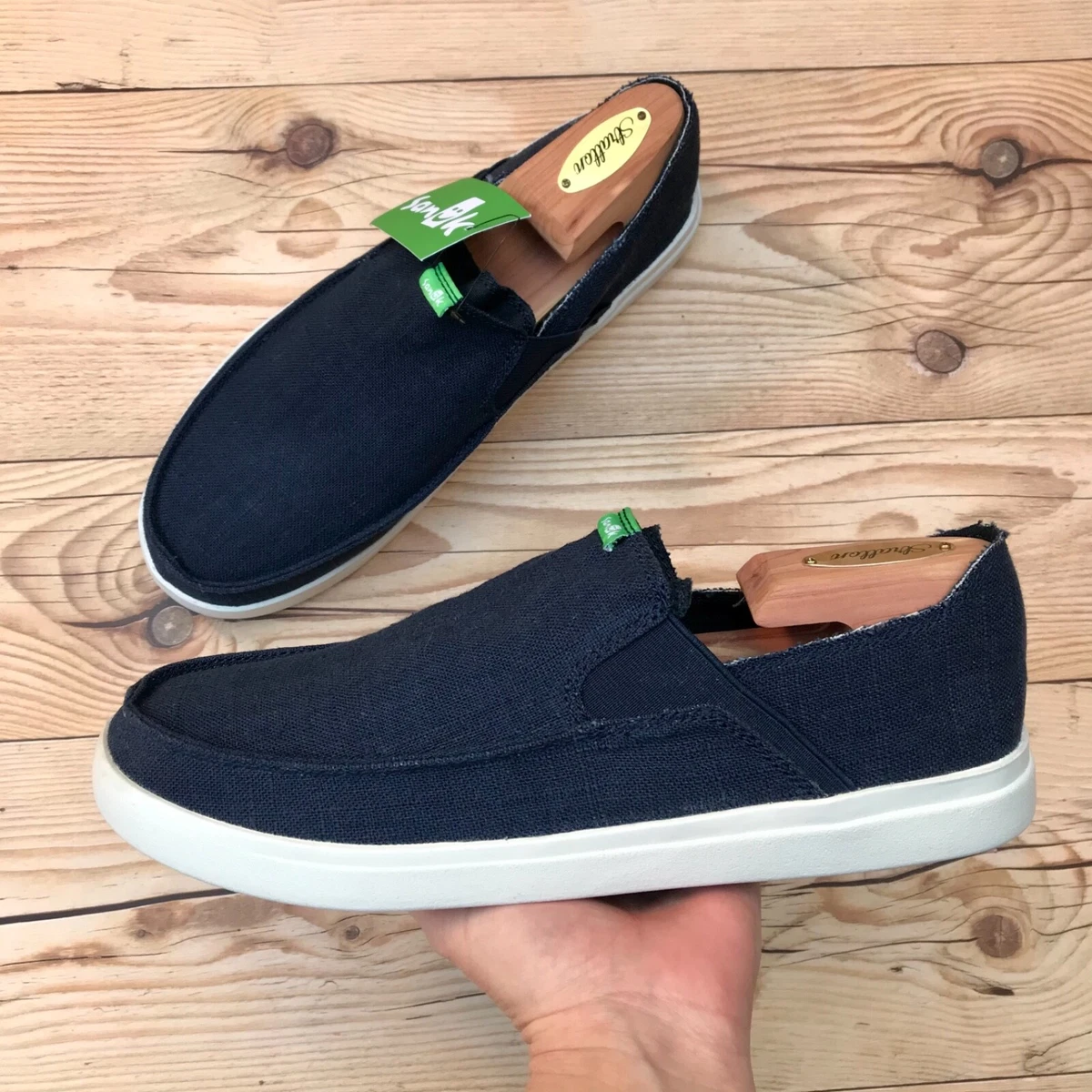 Navy sanuks sales