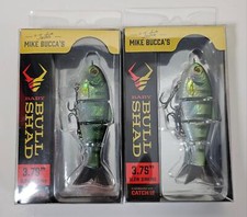 (Lot of 2) Catch Co. Mike Bucca's Baby Bull Shad Bluegill Swimbait 3.75" 1/2 oz